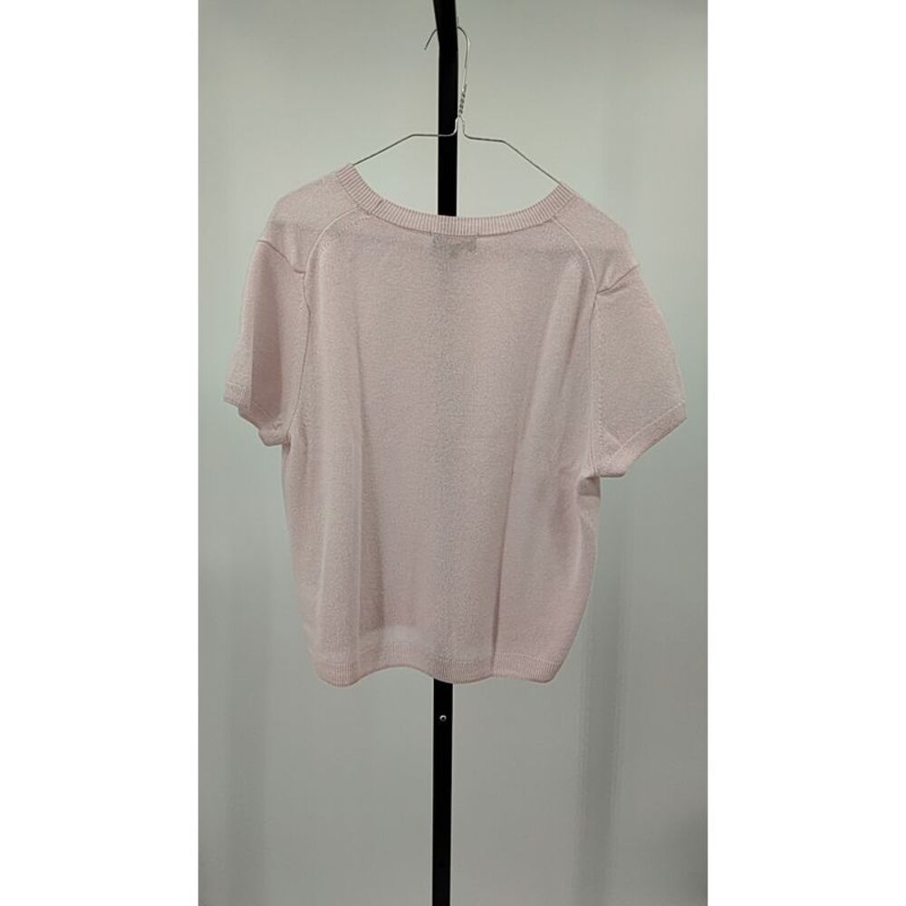 Quince Women Mongolian Cashmere Tee Pink S - Picture 3 of 3